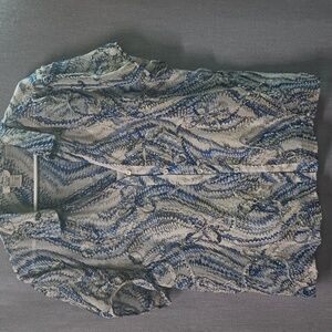 Voir 2X Sheer 2 piece Blouse & Cami tank top undershirt